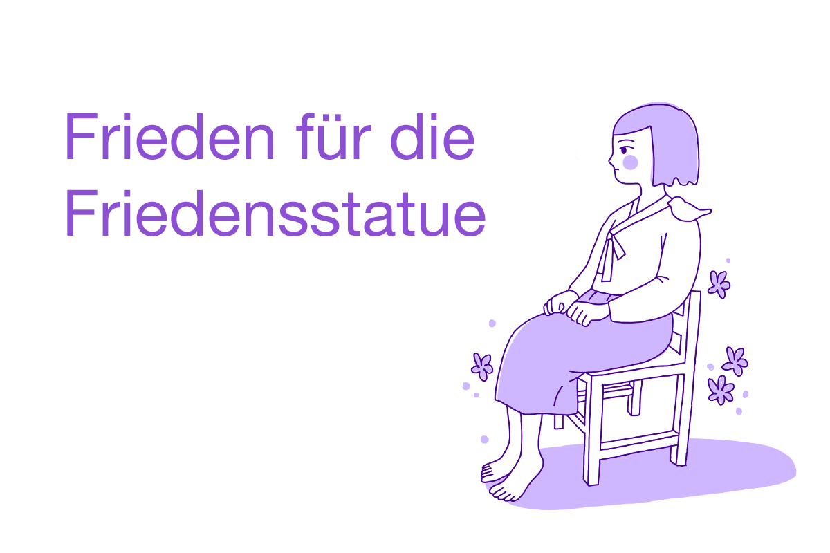 Frieden für die Friedensstatue